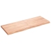 vidaXL Estante pared madera roble tratada marrón claro 160x60x(2-6) cm