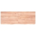 vidaXL Estante pared madera roble tratada marrón claro 160x60x(2-6) cm