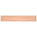 Estante pared madera roble tratada marrón claro 180x30x(2-4) cm