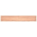 Estante pared madera roble tratada marrón claro 180x30x(2-6) cm