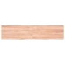 Estante pared madera roble tratada marrón claro 180x40x(2-4) cm