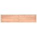 Estante pared madera roble tratada marrón claro 180x40x(2-4) cm