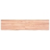 vidaXL Estante pared madera roble tratada marrón claro 180x40x(2-6) cm