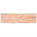 Estante pared madera roble tratada marrón claro 180x50x(2-4) cm