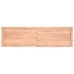 Estante pared madera roble tratada marrón claro 180x50x(2-4) cm