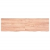 Estante pared madera roble tratada marrón claro 180x50x(2-6) cm