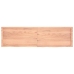 Estante pared madera roble tratada marrón claro 180x50x(2-6) cm