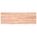 Estante pared madera roble tratada marrón claro 180x60x(2-4) cm