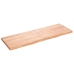 Estante pared madera roble tratada marrón claro 180x60x(2-6) cm