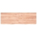 Estante pared madera roble tratada marrón claro 180x60x(2-6) cm