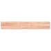 Estante pared madera roble tratada marrón claro 200x30x(2-4) cm