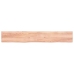 vidaXL Estante pared madera roble tratada marrón claro 200x30x(2-6) cm