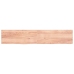 Estante pared madera roble tratada marrón claro 200x40x(2-4) cm