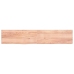 vidaXL Estante pared madera roble tratada marrón claro 200x40x(2-6) cm