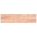 Estante pared madera roble tratada marrón claro 200x50x(2-4) cm