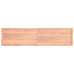 Estante pared madera roble tratada marrón claro 200x50x(2-4) cm