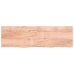 Estante pared madera roble tratada marrón claro 200x60x(2-4) cm