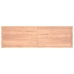 Estante pared madera roble tratada marrón claro 200x60x(2-4) cm