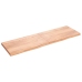 vidaXL Estante pared madera roble tratada marrón claro 200x60x(2-6) cm