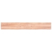 vidaXL Estante pared madera roble tratada marrón claro 220x30x(2-4) cm