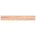 Estante pared madera roble tratada marrón claro 220x30x(2-6) cm