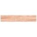 vidaXL Estante pared madera roble tratada marrón claro 220x40x(2-4) cm