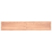 vidaXL Estante pared madera roble tratada marrón claro 220x40x(2-6) cm