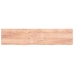 Estante pared madera roble tratada marrón claro 220x50x(2-4) cm