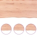 Estante pared madera roble tratada marrón claro 220x50x(2-4) cm