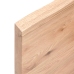 Estante pared madera roble tratada marrón claro 220x50x(2-4) cm
