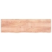 Estante pared madera roble tratada marrón claro 220x60x(2-6) cm