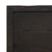 Estante pared madera roble tratada marrón oscuro 40x30x(2-4) cm