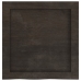 Estante pared madera roble tratada marrón oscuro 40x40x(2-6) cm