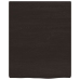 vidaXL Estante pared madera roble tratada marrón oscuro 40x50x(2-4) cm