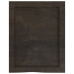 Estante pared madera roble tratada marrón oscuro 40x50x(2-6) cm