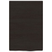 Estante pared madera roble tratada marrón oscuro 40x60x(2-4) cm