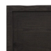 Estante pared madera roble tratada marrón oscuro 60x30x(2-4) cm