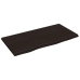 Estante de pared madera roble tratada marrón oscuro 80x40x2 cm