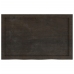 vidaXL Estante pared madera roble tratada marrón oscuro 80x50x(2-6) cm