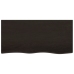 vidaXL Estante pared madera roble tratada marrón oscuro 100x50x(2-6)cm