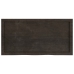 Estante pared madera roble tratada marrón oscuro 100x50x(2-6)cm