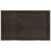 Estante pared madera roble tratada marrón oscuro 100x60x(2-4)cm