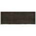 vidaXL Estante pared madera roble tratada marrón oscuro 140x50x(2-6)cm