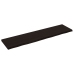 vidaXL Estante pared madera roble tratada marrón oscuro 160x40x(2-4)cm