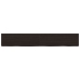 vidaXL Estante pared madera roble tratada marrón oscuro 180x40x(2-4)cm