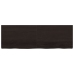 vidaXL Estante pared madera roble tratada marrón oscuro 180x60x(2-6)cm