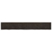 Estante pared madera roble tratada marrón oscuro 200x30x(2-4)cm