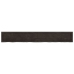 Estante pared madera roble tratada marrón oscuro 200x30x(2-6)cm