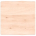 Tablero de mesa madera maciza roble borde natural 40x40x2 cm