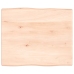 Tablero de mesa madera maciza borde natural 60x50x(2-4) cm